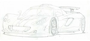 Front Venom GT Sketch